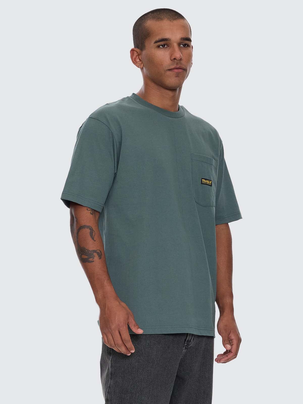 Thrills Union Oversize Pocket Tee - Sea Pine - Image 6