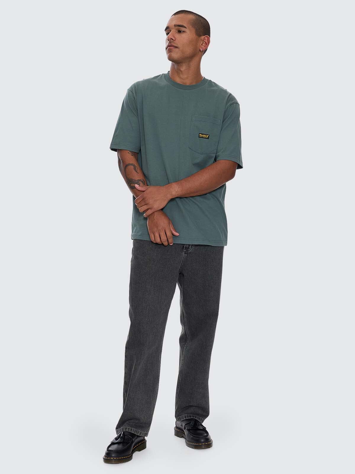 Thrills Union Oversize Pocket Tee - Sea Pine - Image 7