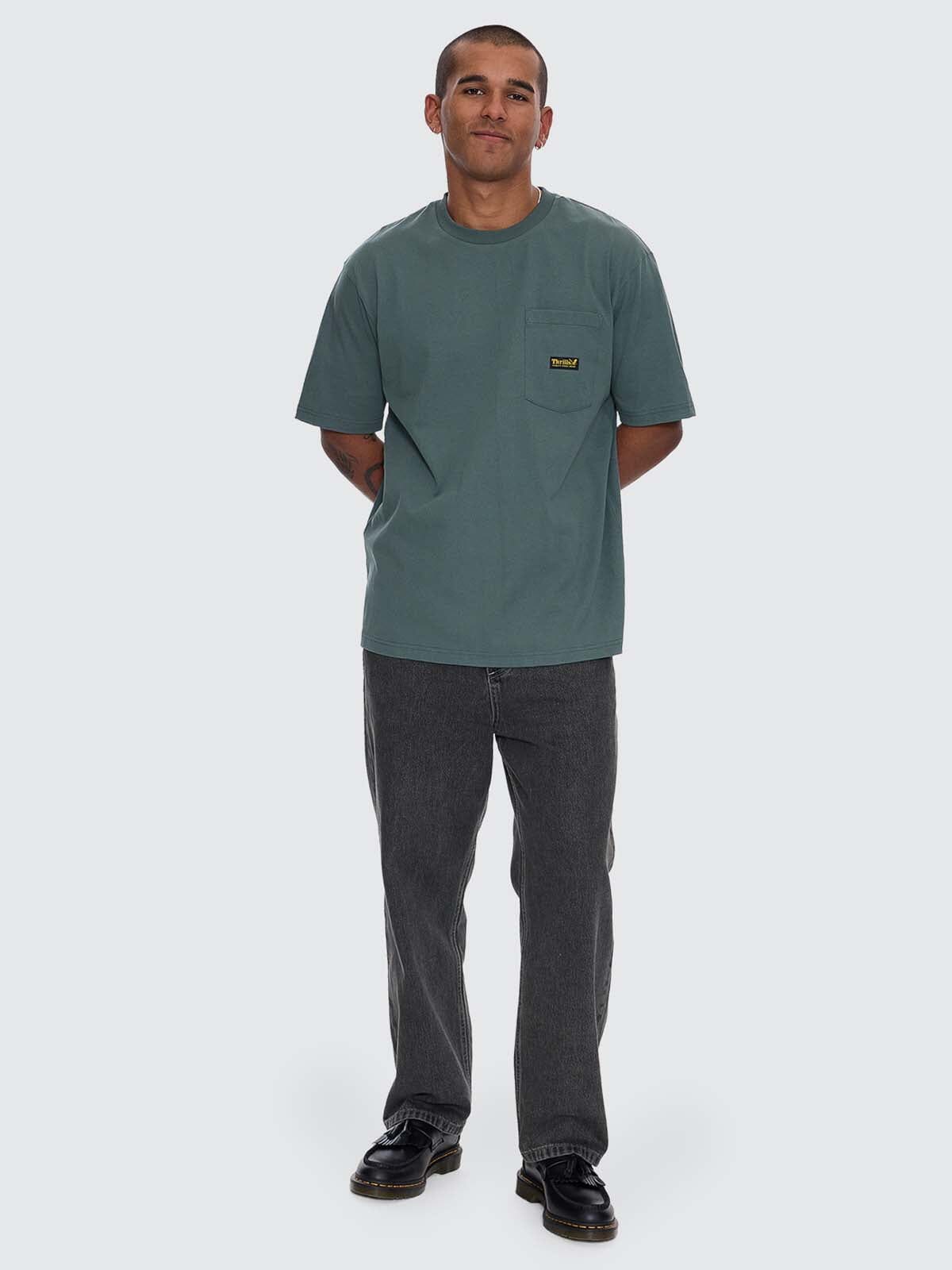 Thrills Union Oversize Pocket Tee - Sea Pine - Image 8