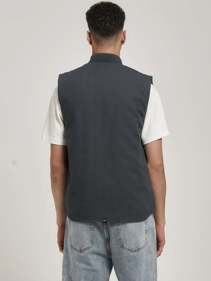 Thrills Union Vest - Petrol - Image 2