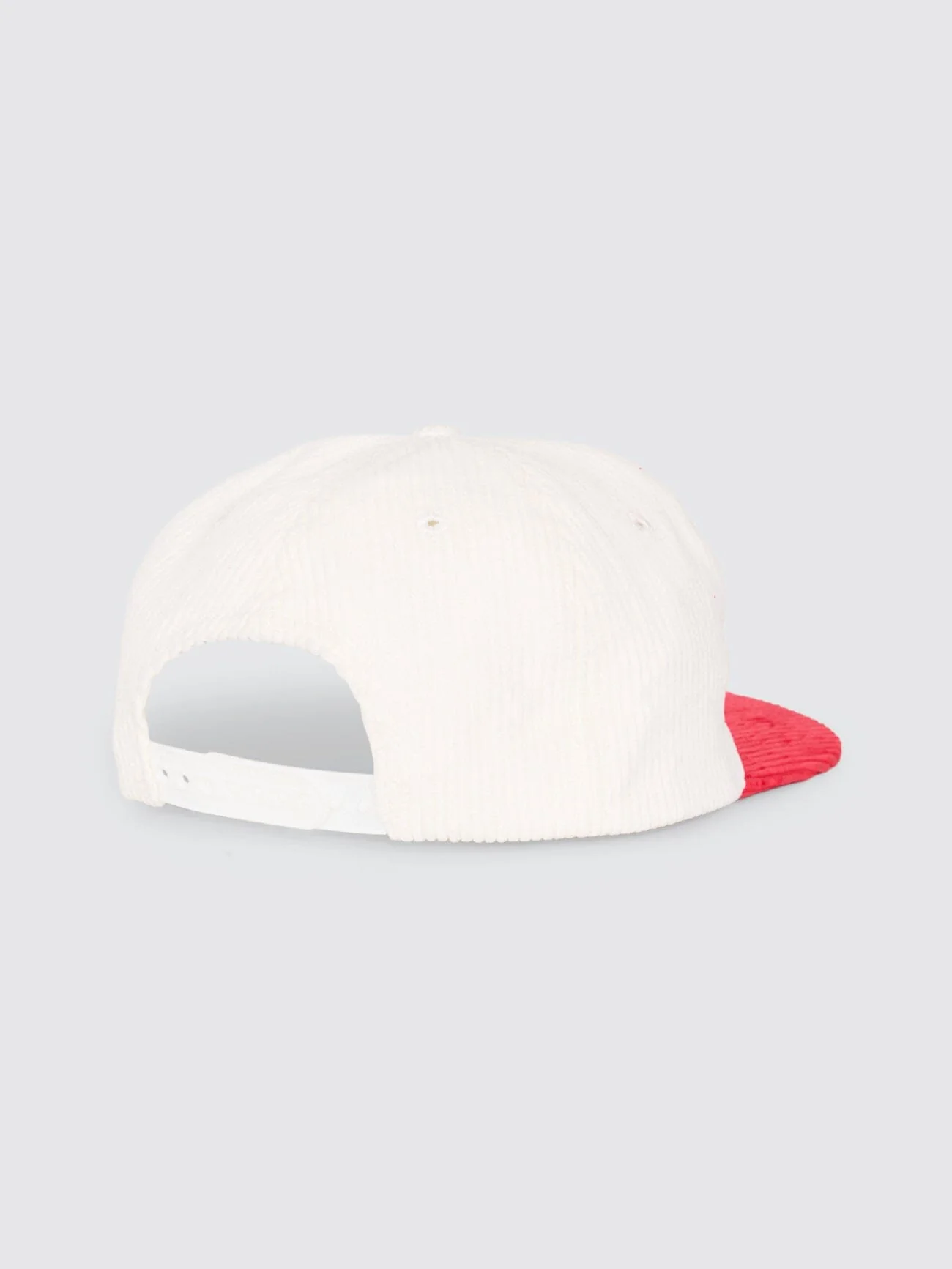 Thrills Workwear 5 Panel Cap - Racing Red - Tofu - Image 4
