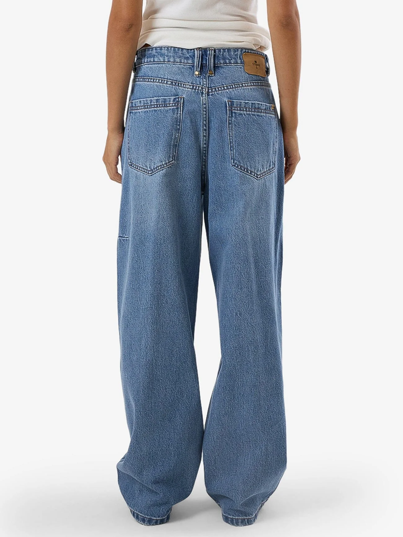 Tony Low Rise Big Baggy Jean - Dark Dust Blue - Image 8
