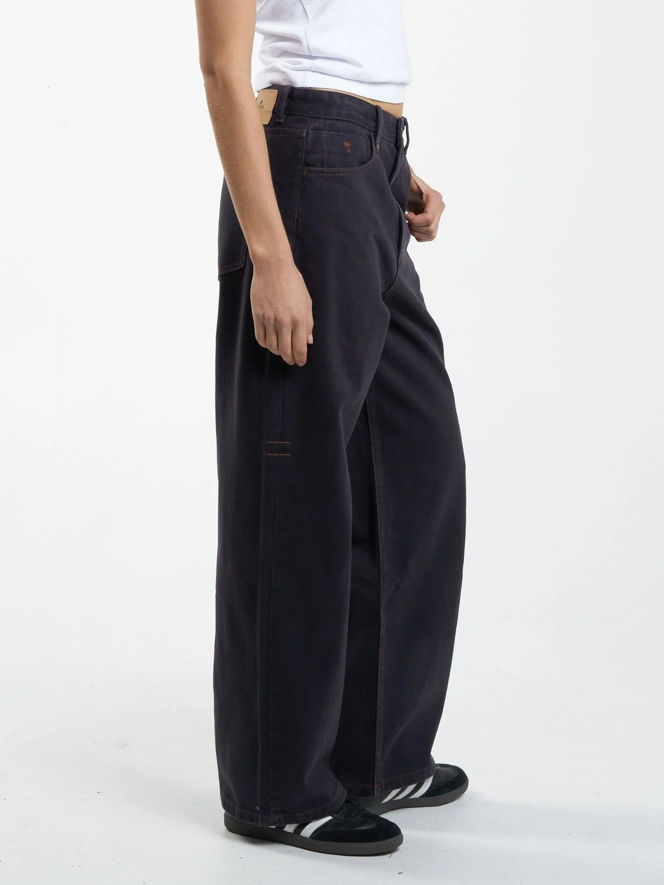 Tony Low Rise Big Baggy Jean - Midnight Blue - Image 4
