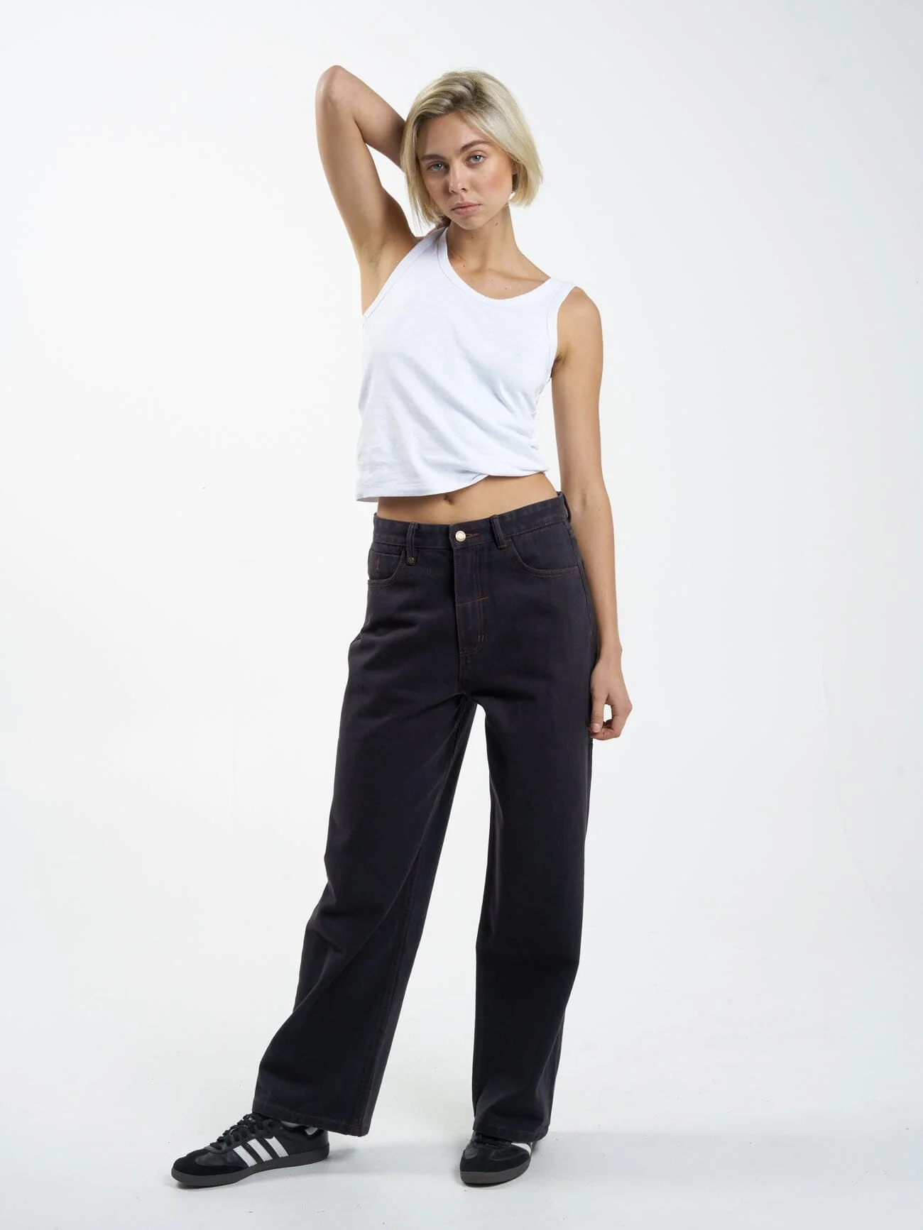 Tony Low Rise Big Baggy Jean - Midnight Blue - Image 5