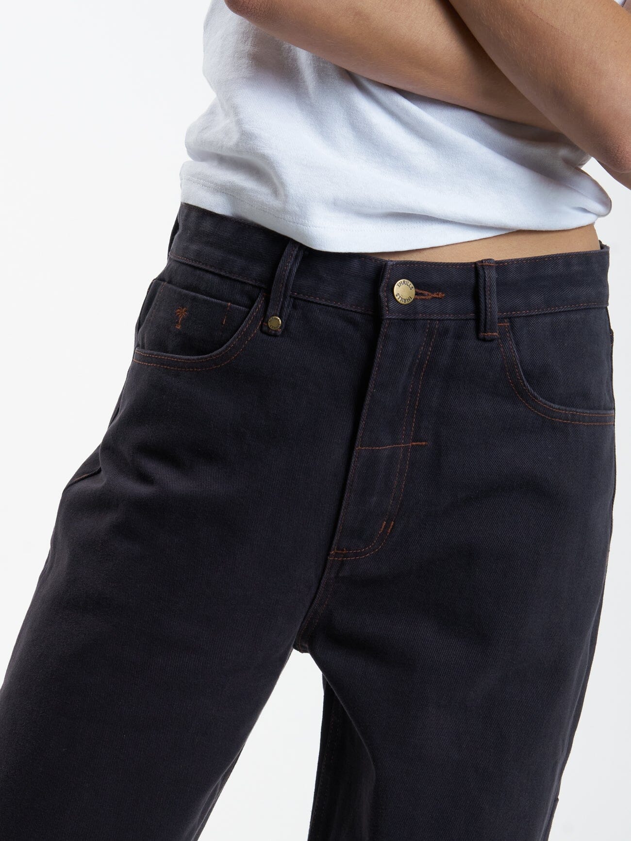 Tony Low Rise Big Baggy Jean - Midnight Blue - Image 6