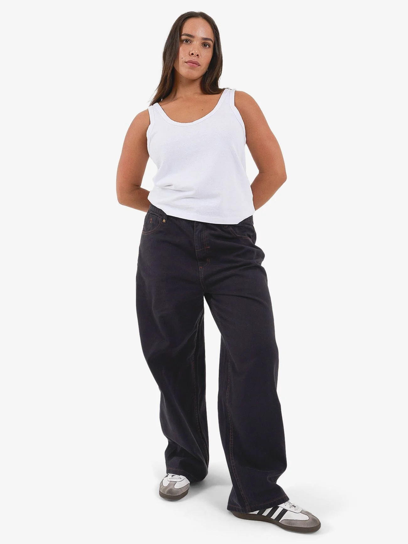 Tony Low Rise Big Baggy Jean - Midnight Blue - Image 7