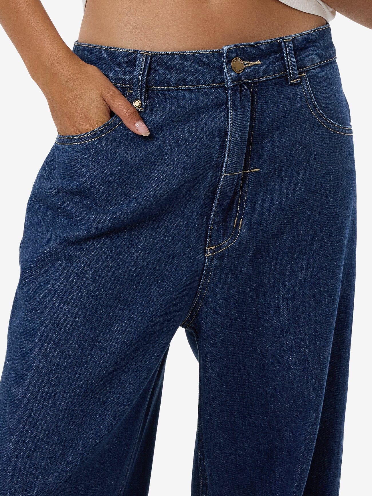 Tony Low Rise Big Baggy Jean - Union Blue - Image 6