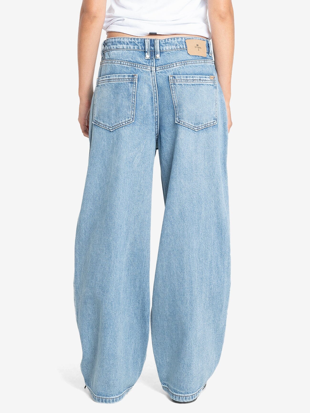 Tony Low Rise Big Baggy Jean - Vintage Timeworn Blue - Image 3