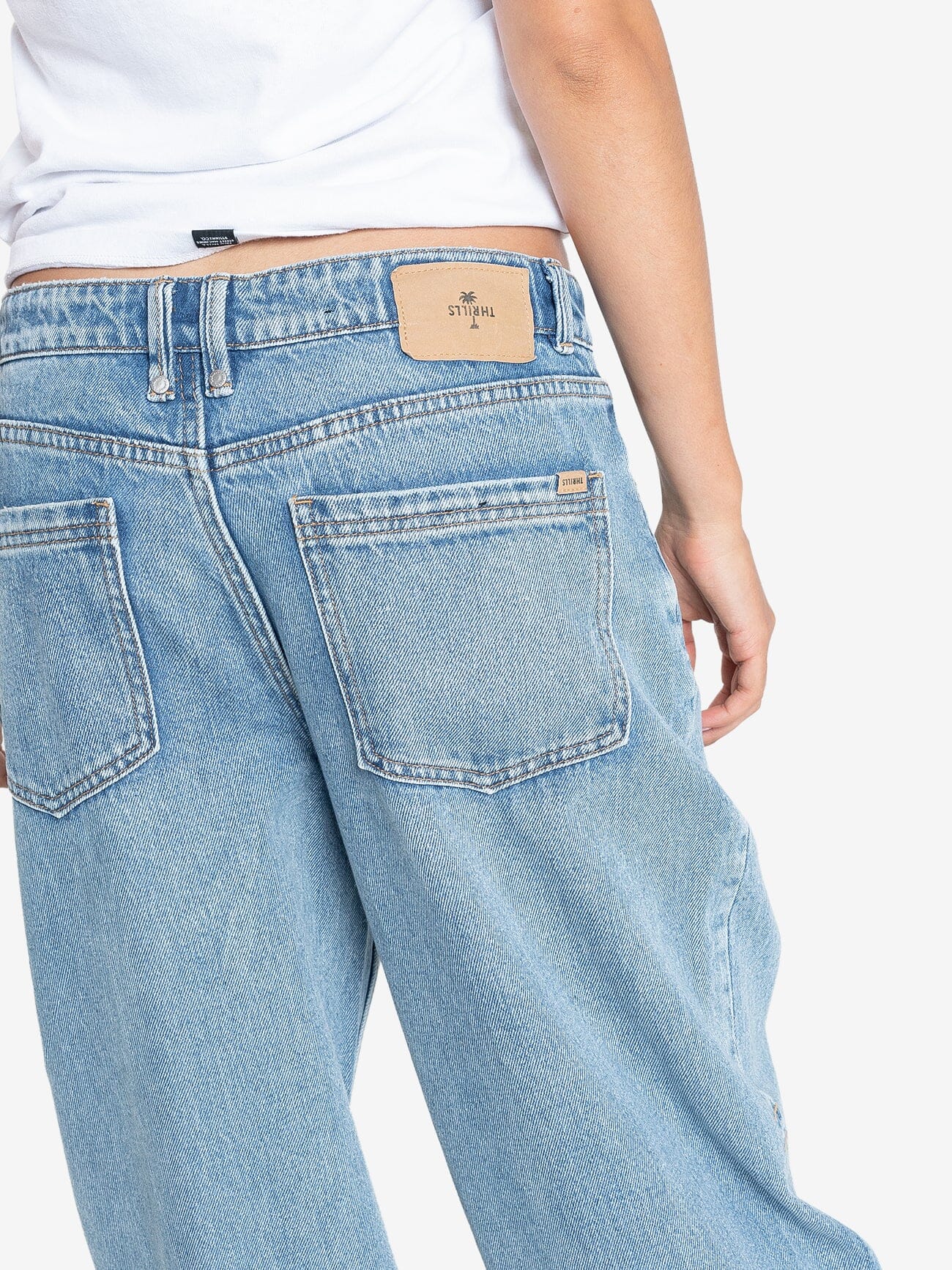 Tony Low Rise Big Baggy Jean - Vintage Timeworn Blue - Image 7