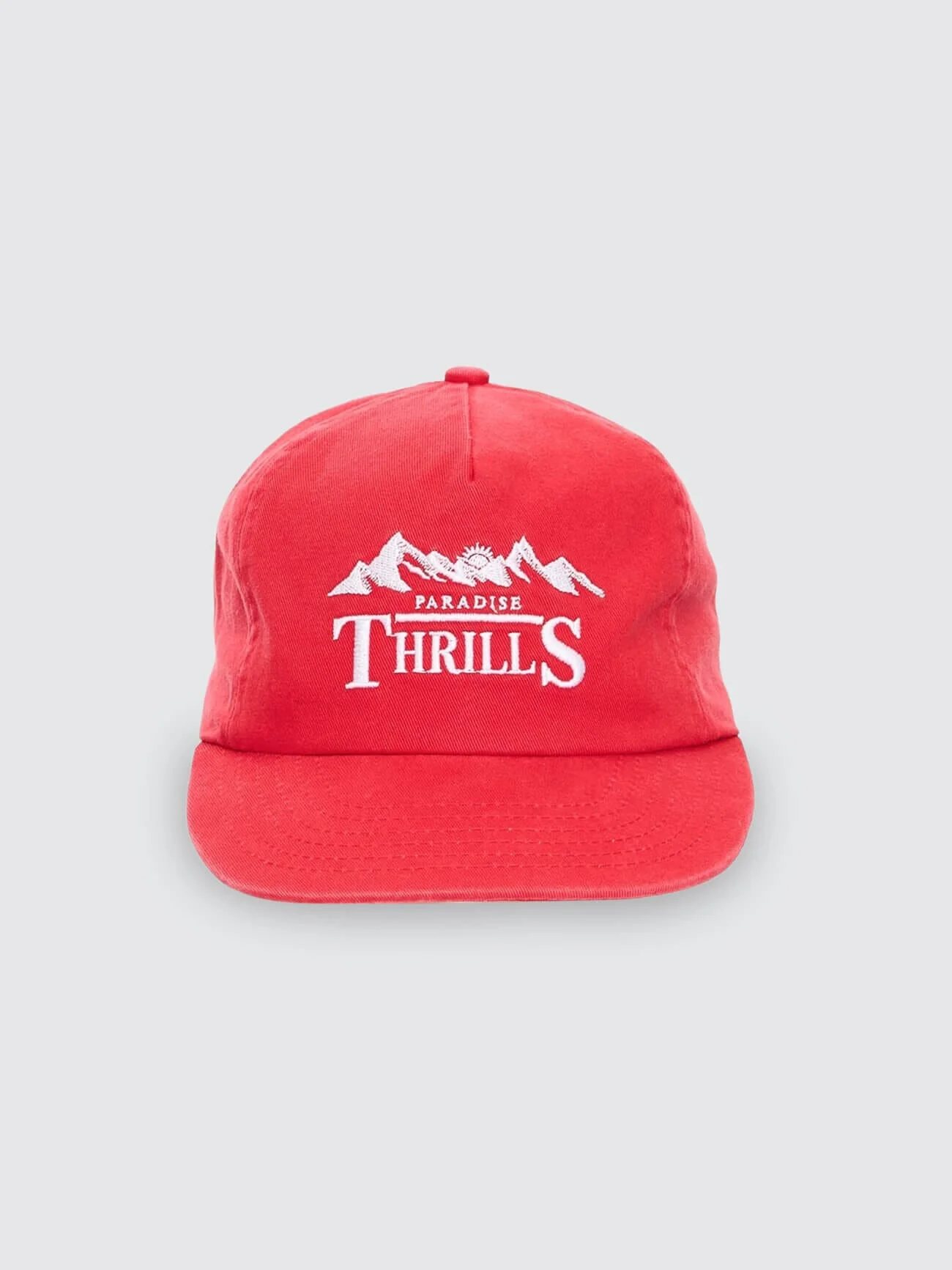 Touch The Sky 5 Panel Cap - Racing Red - Image 3