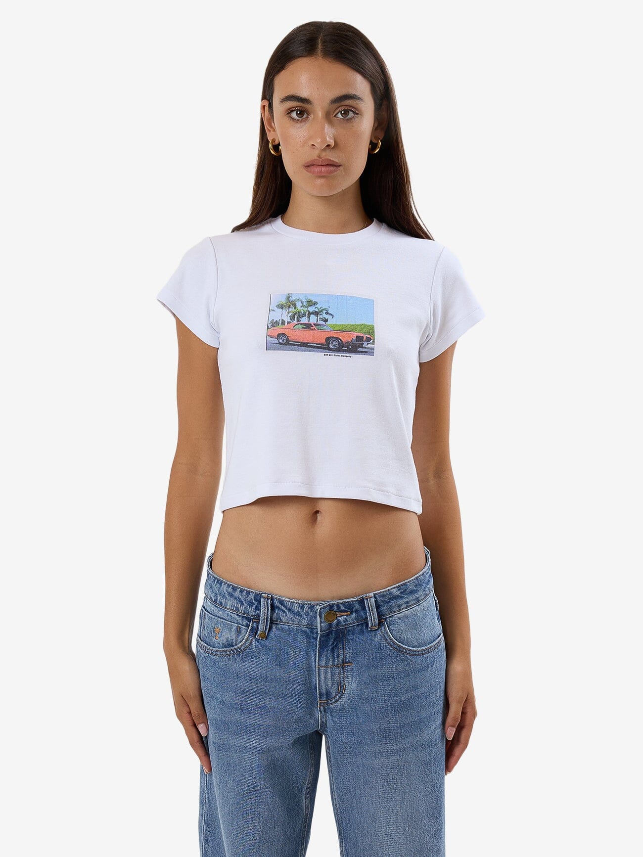 Tribute To Chaos Mini Tee - White - Image 4