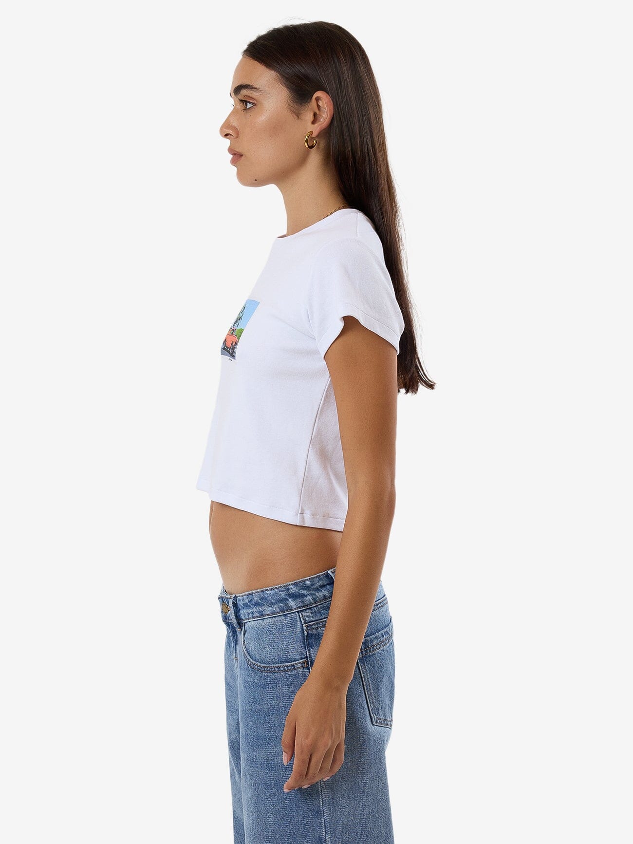 Tribute To Chaos Mini Tee - White - Image 5