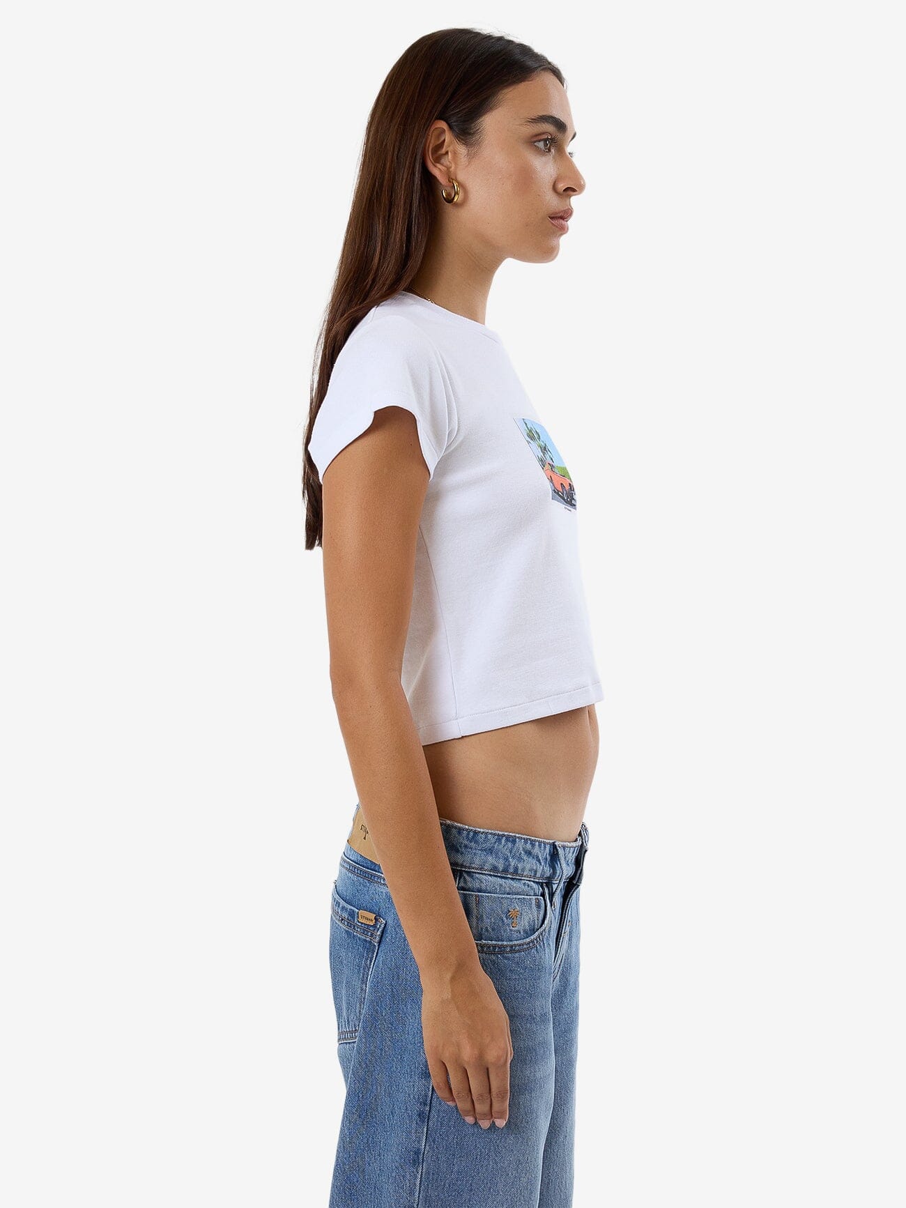Tribute To Chaos Mini Tee - White - Image 6