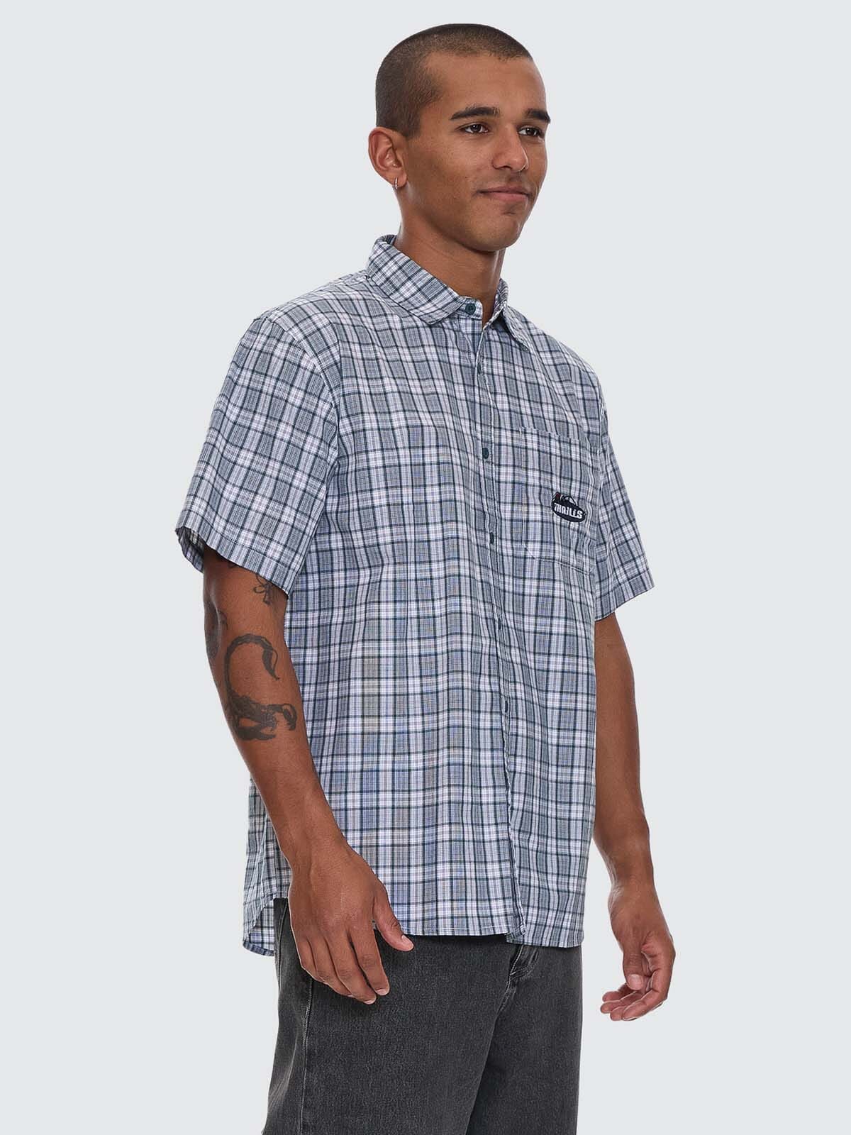 Trust In Us Short Sleeve Shirt - Forest - Image 6