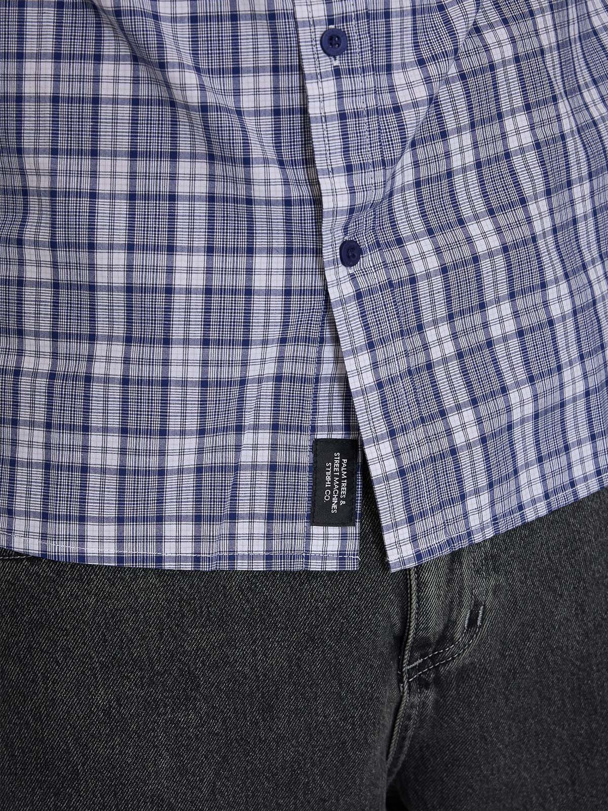 Trust In Us Short Sleeve Shirt - Twilight Blue - Image 8