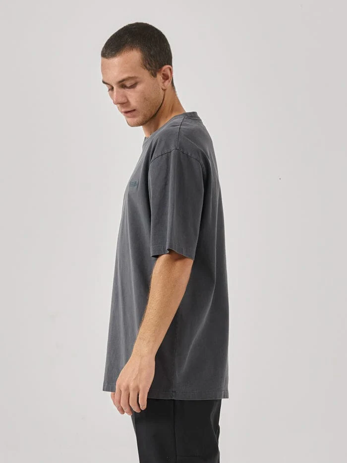Two Minds Oversize Fit Tee - Dark Charcoal - Image 3