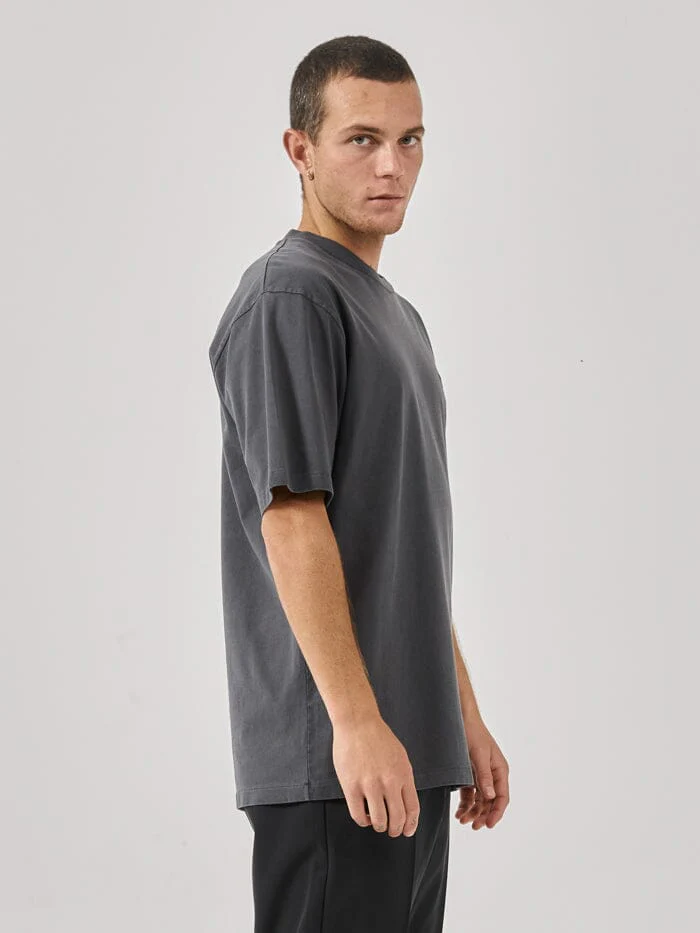Two Minds Oversize Fit Tee - Dark Charcoal - Image 4