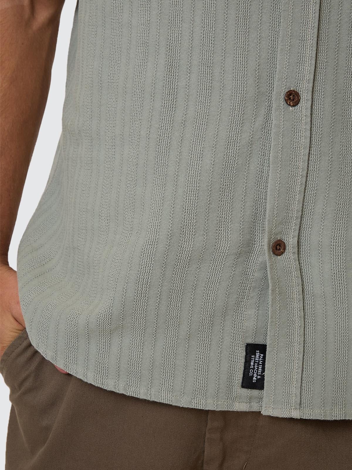 Unhinged Short Sleeve Shirt - Dirty Sage - Image 4
