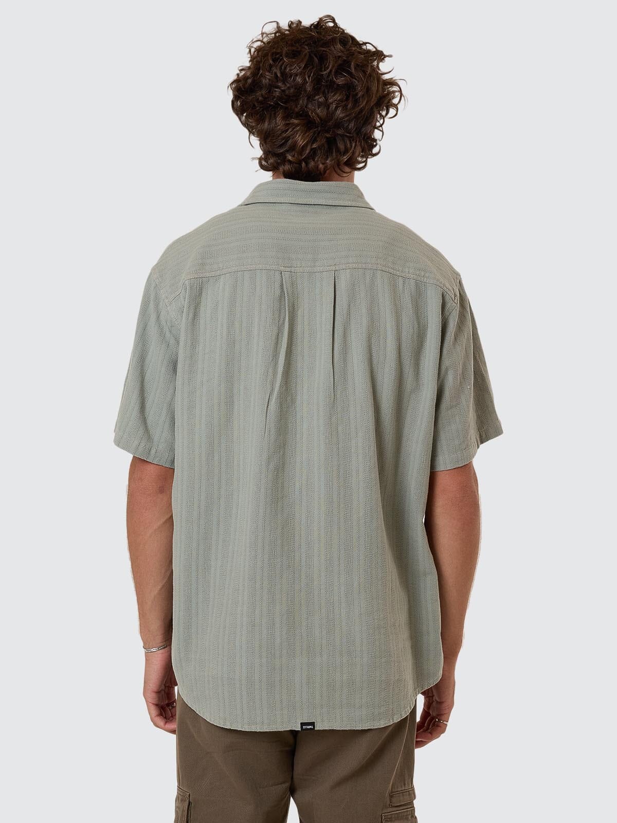 Unhinged Short Sleeve Shirt - Dirty Sage - Image 6
