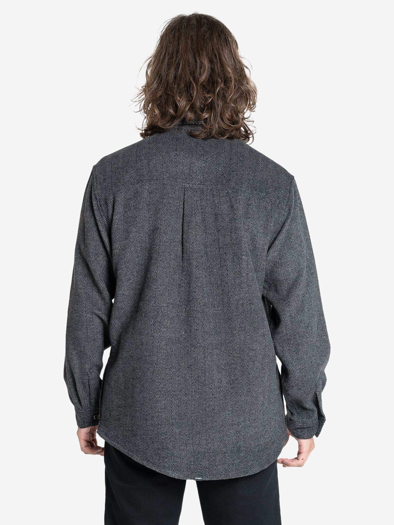 United Front Long Sleeve Flannel - Black - Image 2