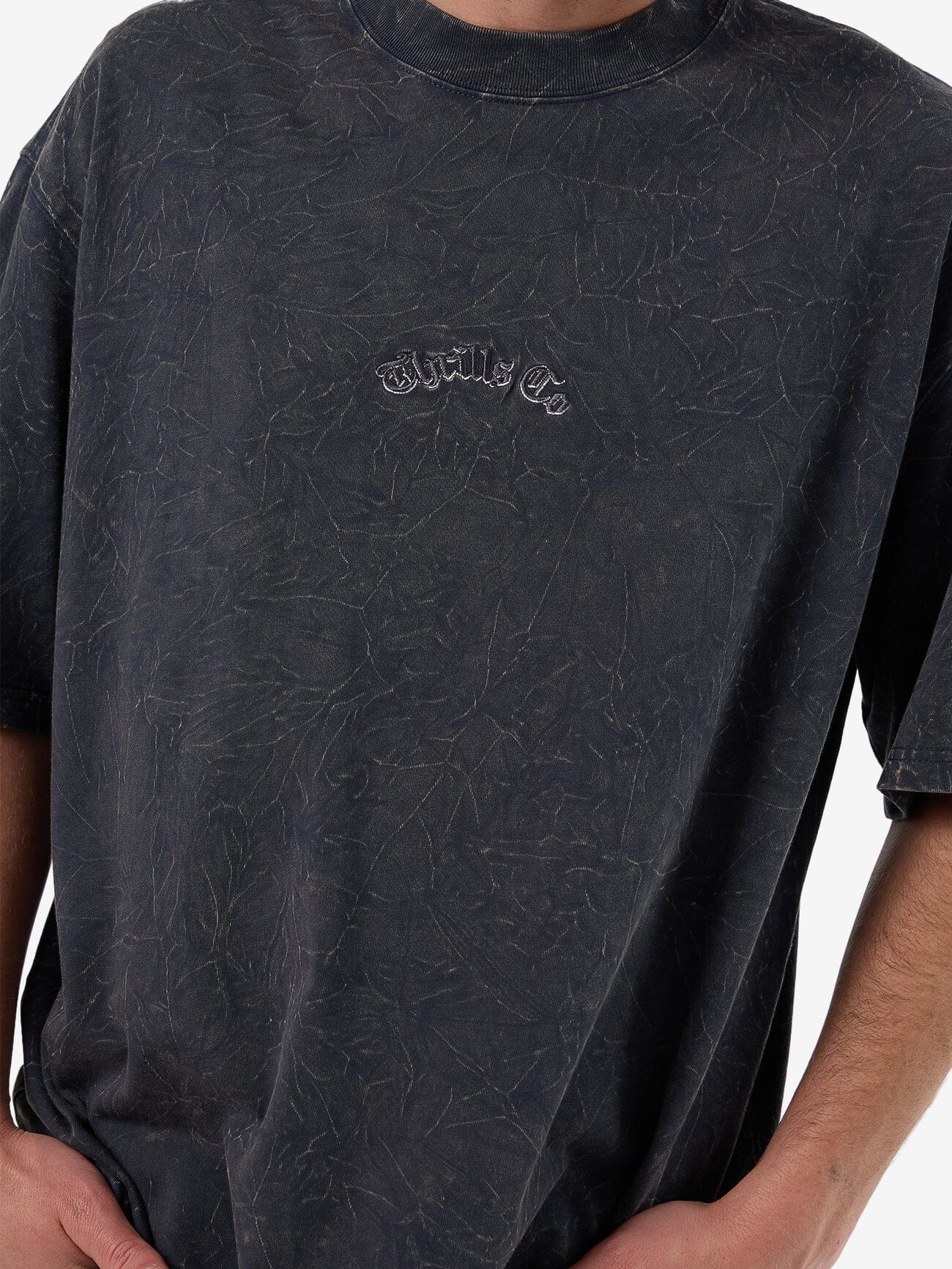 Vanished Box Crop Tee - India Ink - Image 2