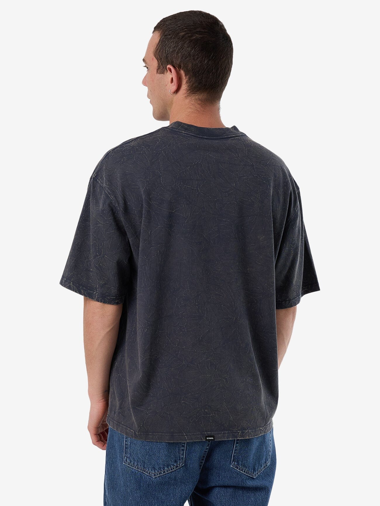 Vanished Box Crop Tee - India Ink - Image 3
