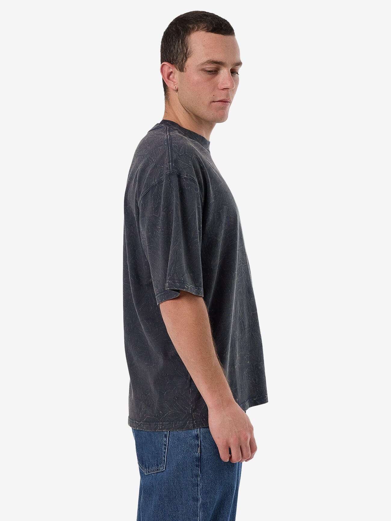 Vanished Box Crop Tee - India Ink - Image 6