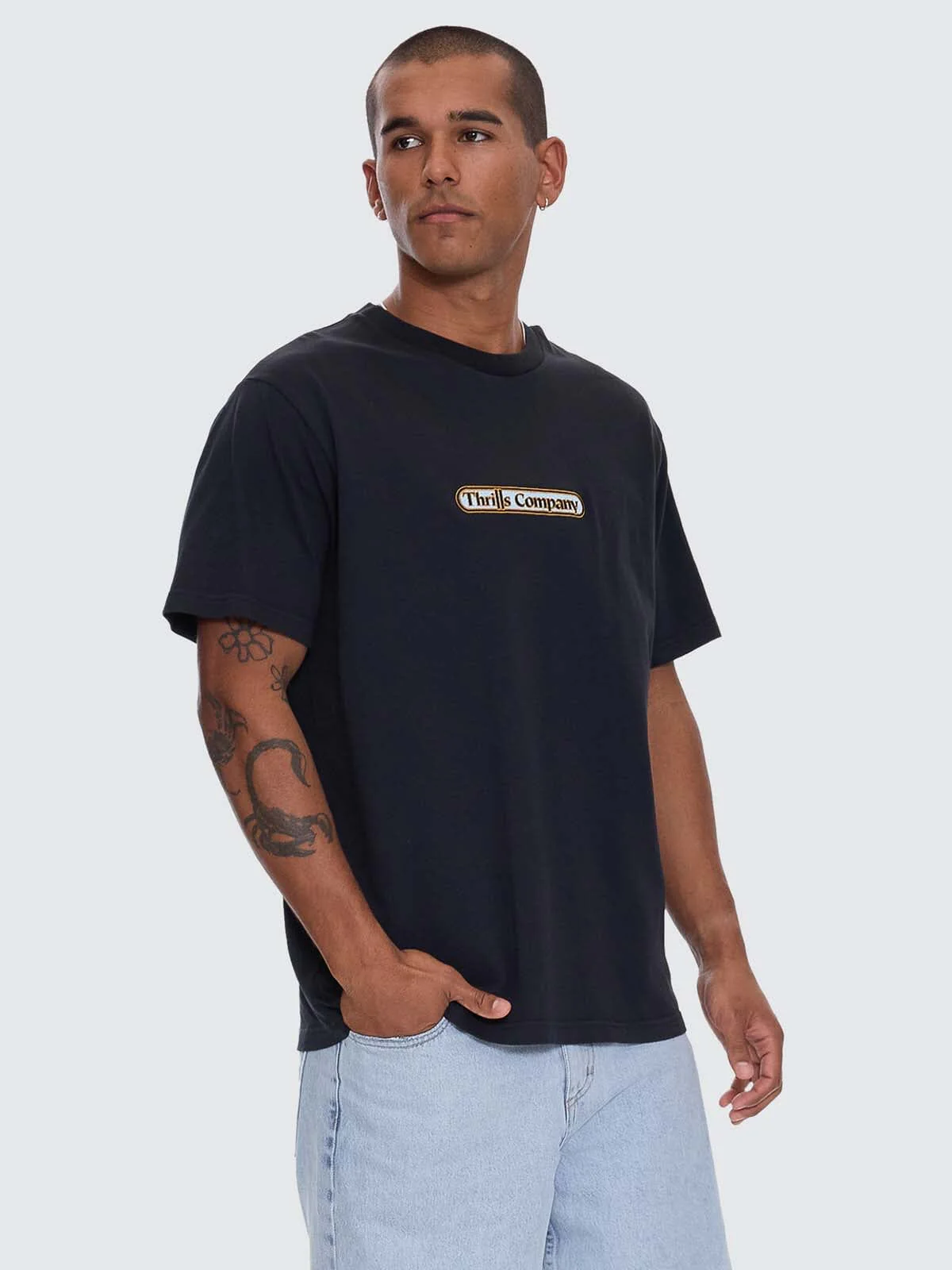 Wonder World Embro Merch Tee - Twilight Black - Image 4