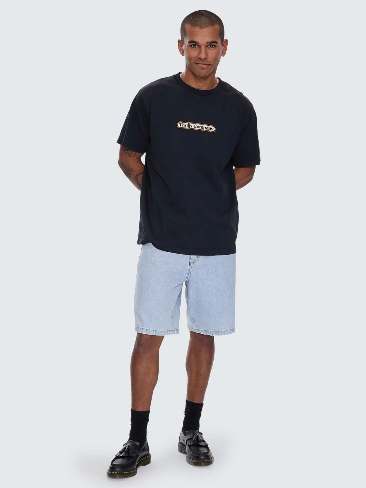 Wonder World Embro Merch Tee - Twilight Black - Image 6