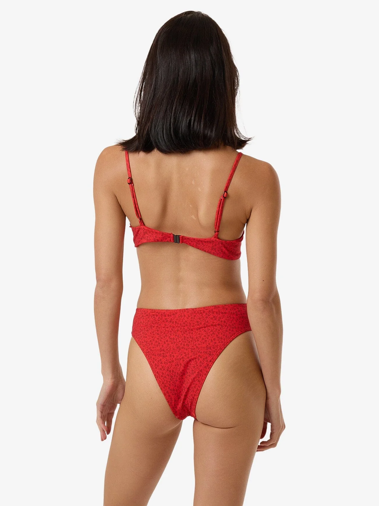 Zinnia Underwire Bikini Top - Flame Red - Image 4