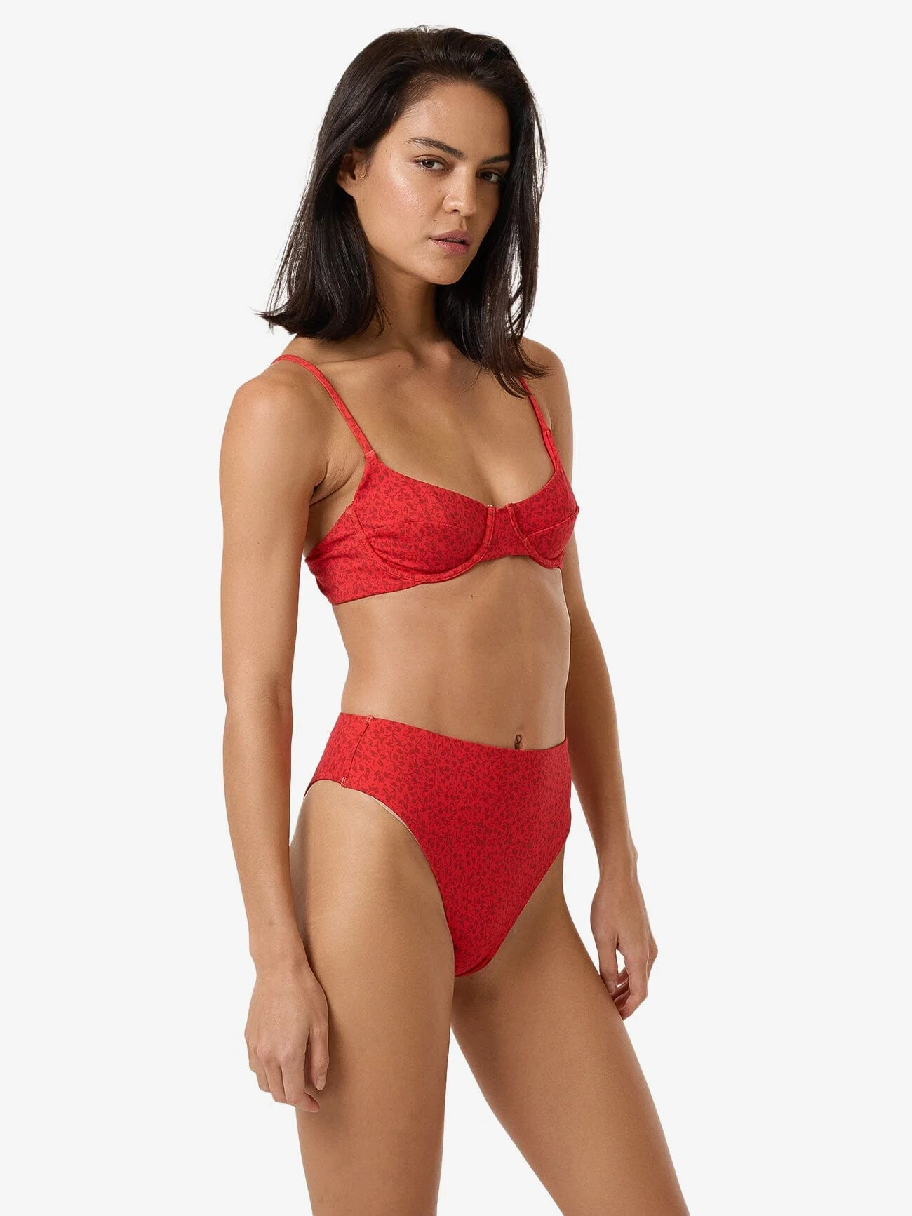 Zinnia Underwire Bikini Top - Flame Red - Image 6